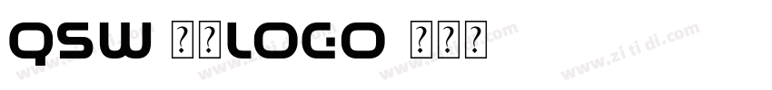 QSW 日文LOGO字体转换